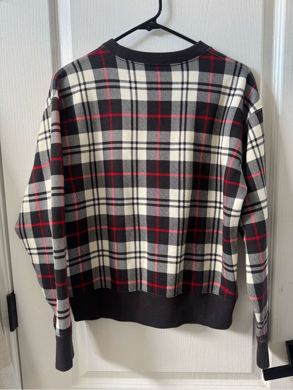 Polo by Ralph Lauren White, Black & Red Plaid Bear Sweatshirt - Picture 15 of 15